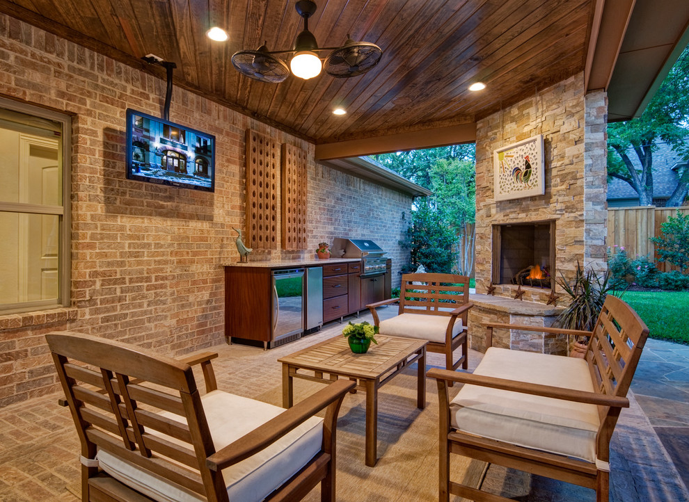 Anderson Patio Traditional Patio Dallas by The Burke Company