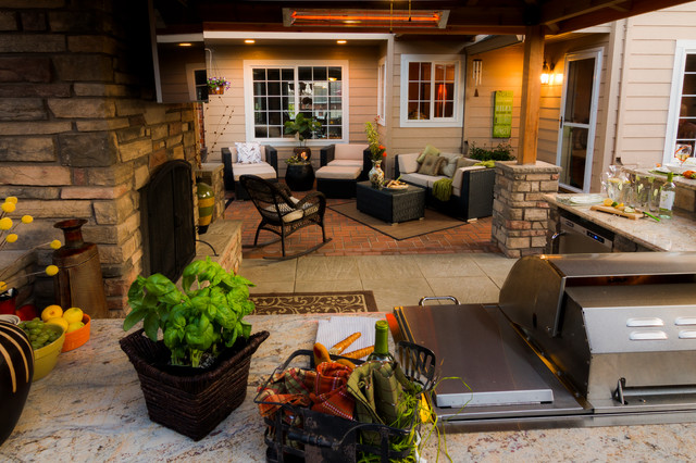 Anderson Property Traditional Patio Portland By Paradise Restored Landscaping Exterior