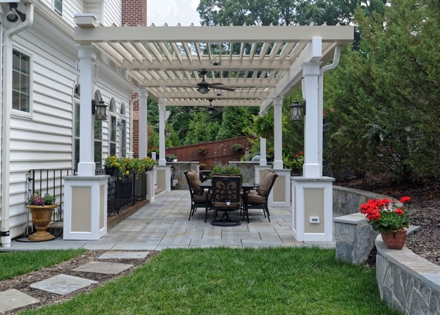 Annandale Freestanding Equinox Adjustable Roof Over Patio Roof Open Klassisch Patio Washington D C Von Core Outdoor Living Houzz