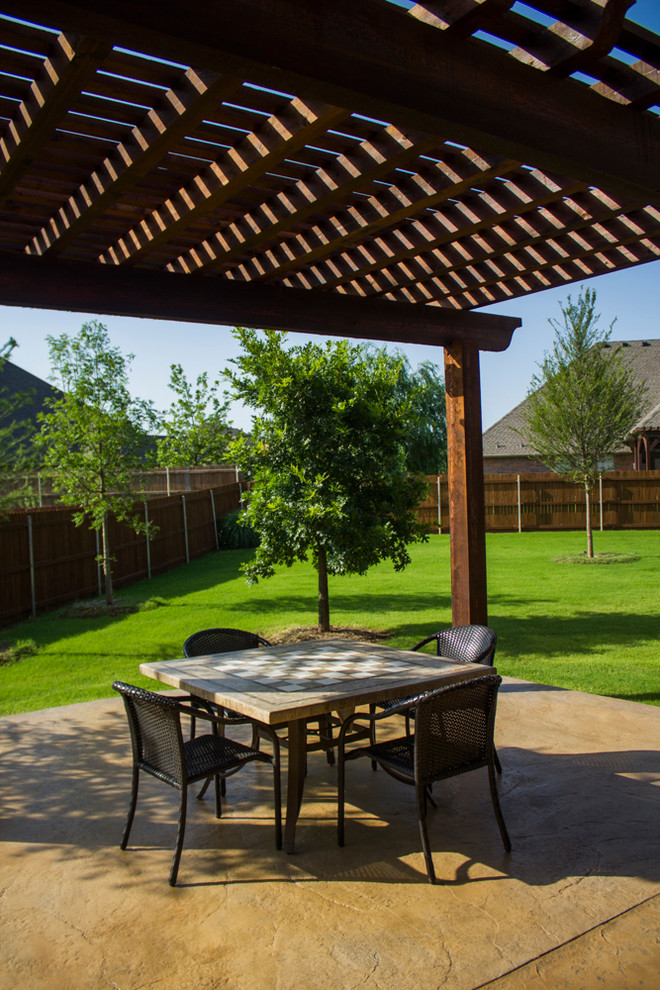 Arbors & Pavilions Immense Cedar Arbor Craftsman Patio Oklahoma