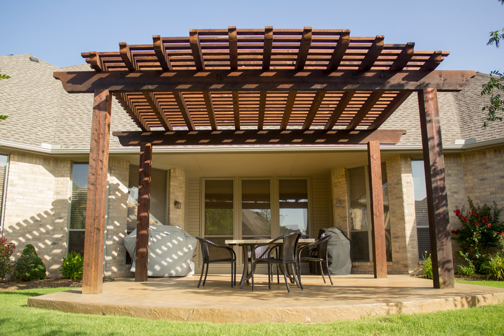 Arbors & Pavilions - Immense Cedar Pergola - Craftsman - Patio ...