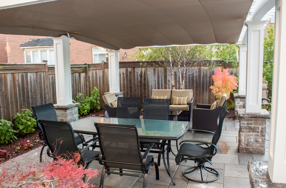 Arched Pergola Retractable Canopy Burlington Ontario Traditional