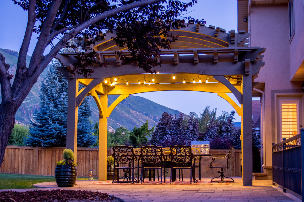 This is an example of a victorian patio in Salt Lake City.