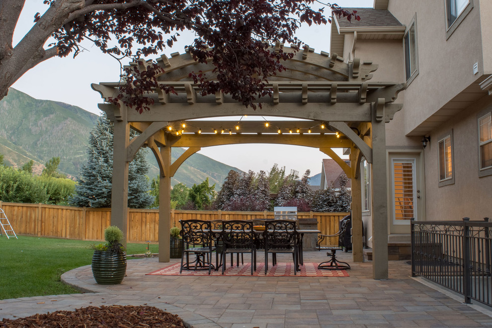 Ornate patio photo in Salt Lake City