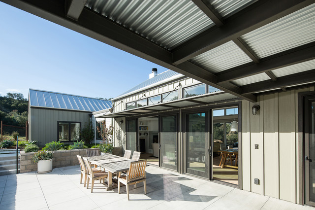 Arroyo Grande Modern Farmhouse - Campagne - Terrasse et ...