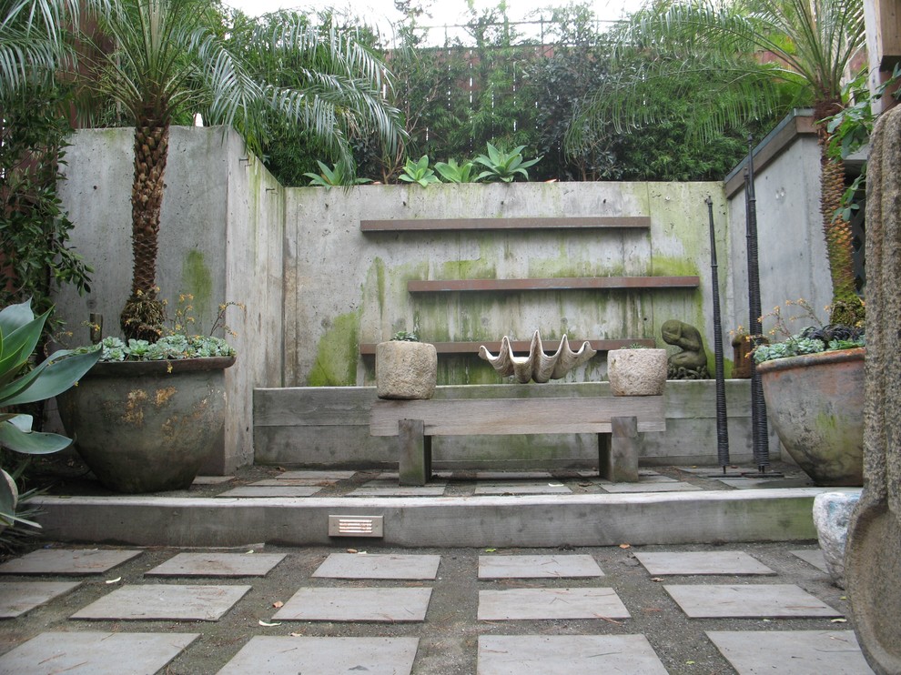 Foto de patio de estilo zen sin cubierta