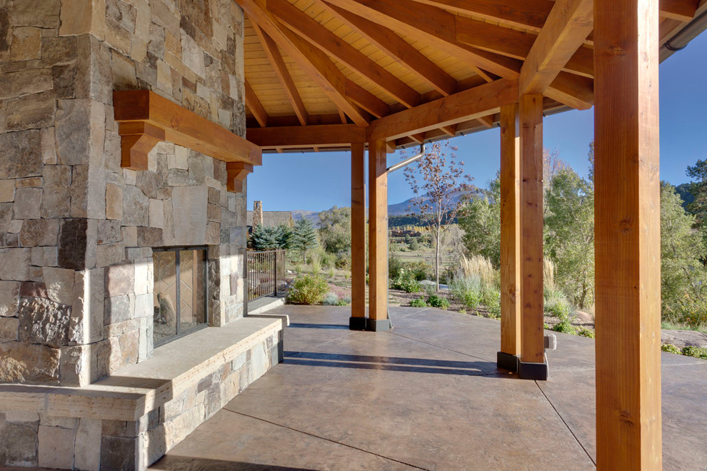 Aspen Glen Traditional Patio Denver by Kaegebein Fine