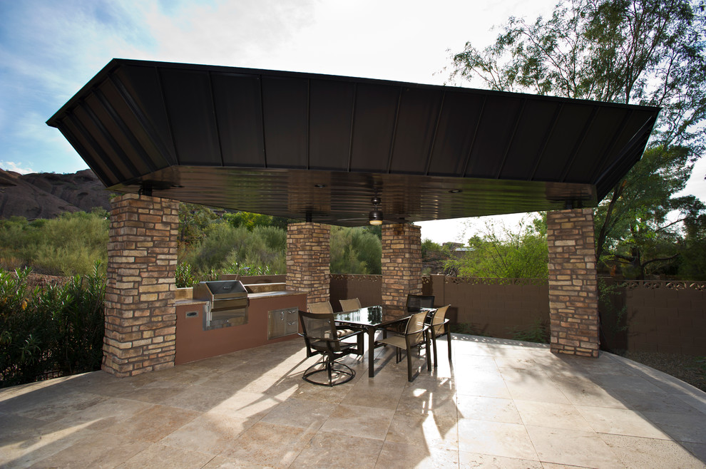 This is an example of a patio in Phoenix.