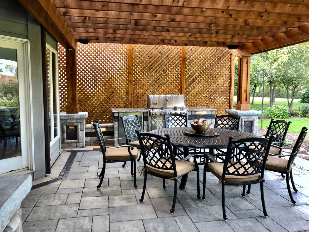Aurora Pavilion & Pergola Traditional Patio Chicago by CMS