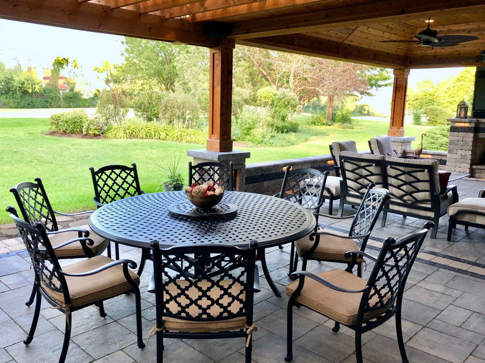 Aurora Pavilion & Pergola Traditional Patio Chicago by CMS