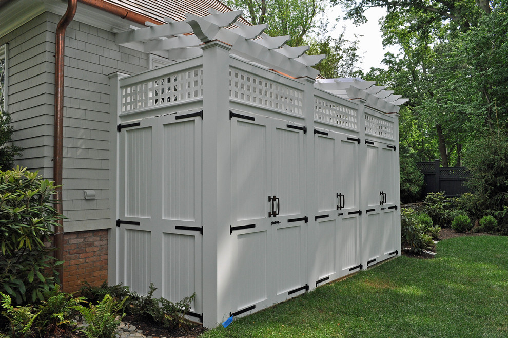 Azek Outside Shower Enclosure Traditional Patio New York by