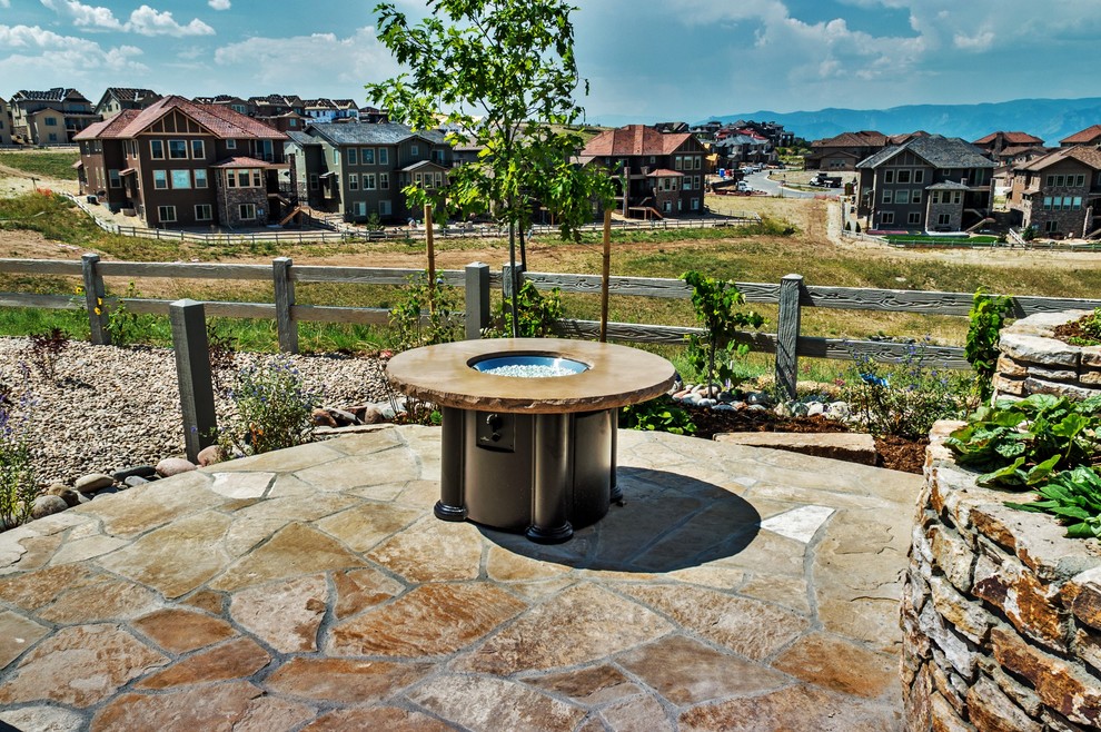 Back Country Highlands Ranch Swim Spa Rustic Patio Denver