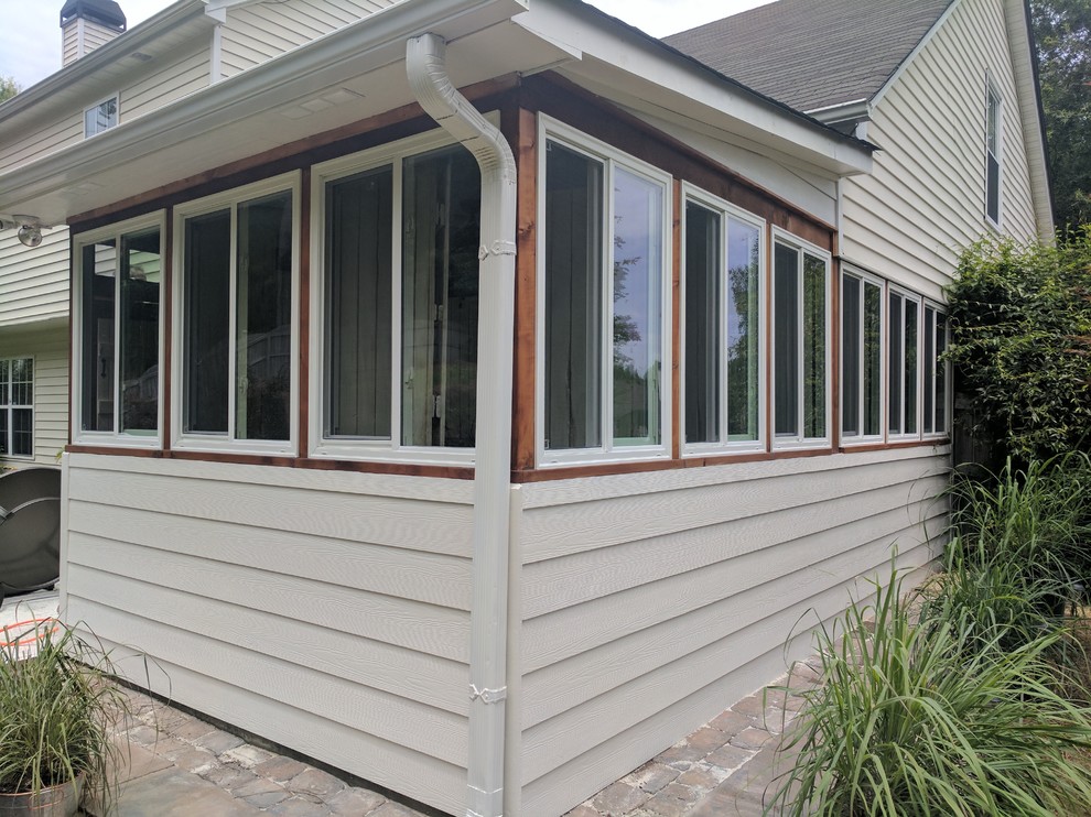 Back Patio Full Of Windows Traditional Patio Atlanta by The