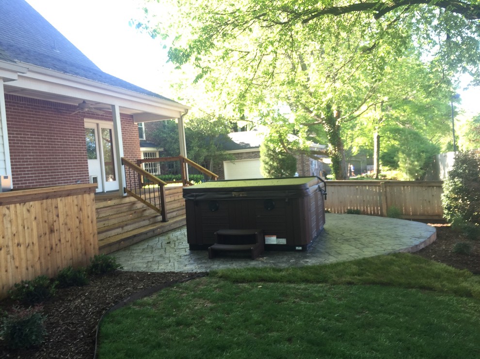 Backyard Decks and Patios Traditional Patio Oklahoma City by