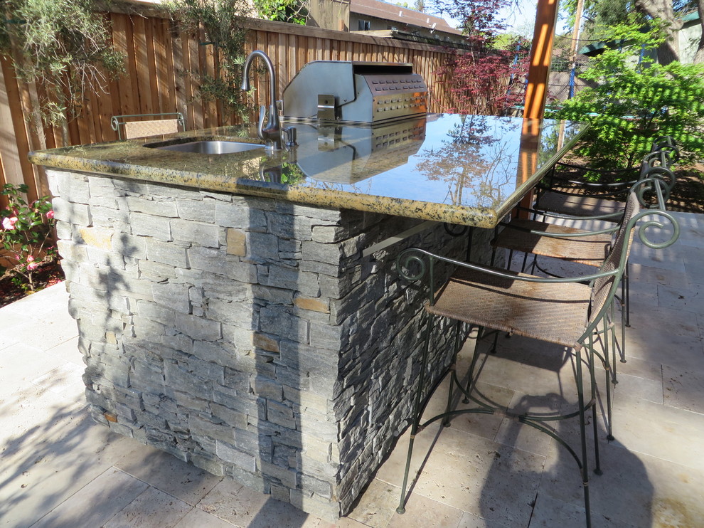 Backyard Dining & Entertaining Northern California Rustic Patio