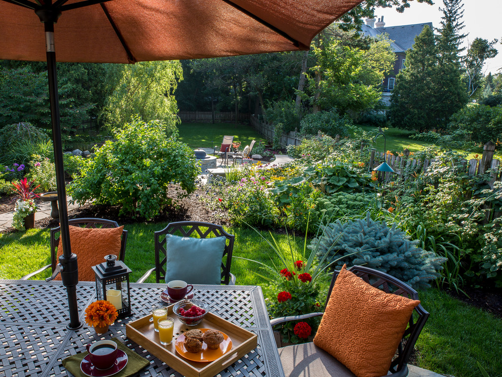 Backyard Dining Patio and Garden Tranquil Outdoor Refuge Patio Minneapolis by Southview