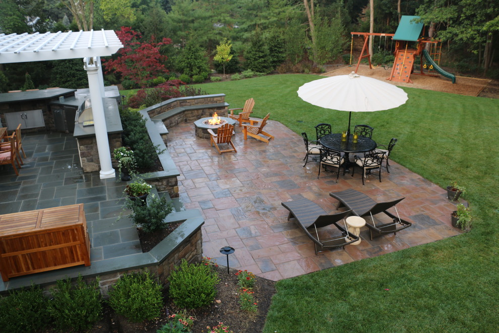 Backyard Entertaining Patios, Wyckoff, NJ Traditional Patio New York by Jacobsen