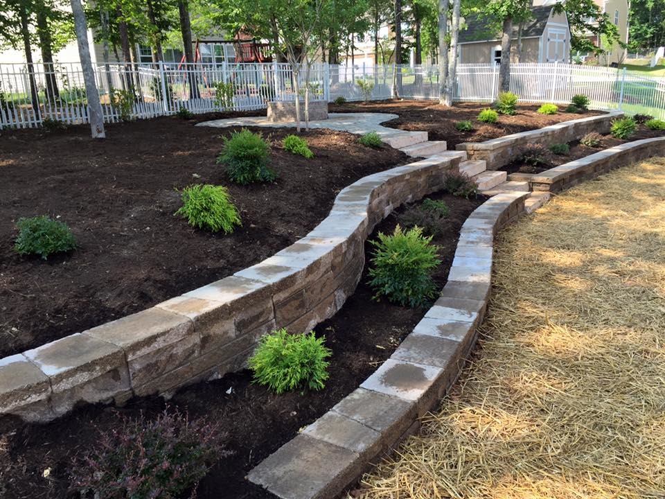 Backyard Firepit Traditional Landscape Charlotte by Richard