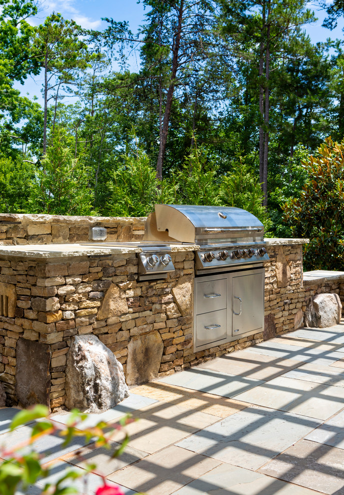Backyard Makeover Traditional Patio Charlotte by The Stone Man