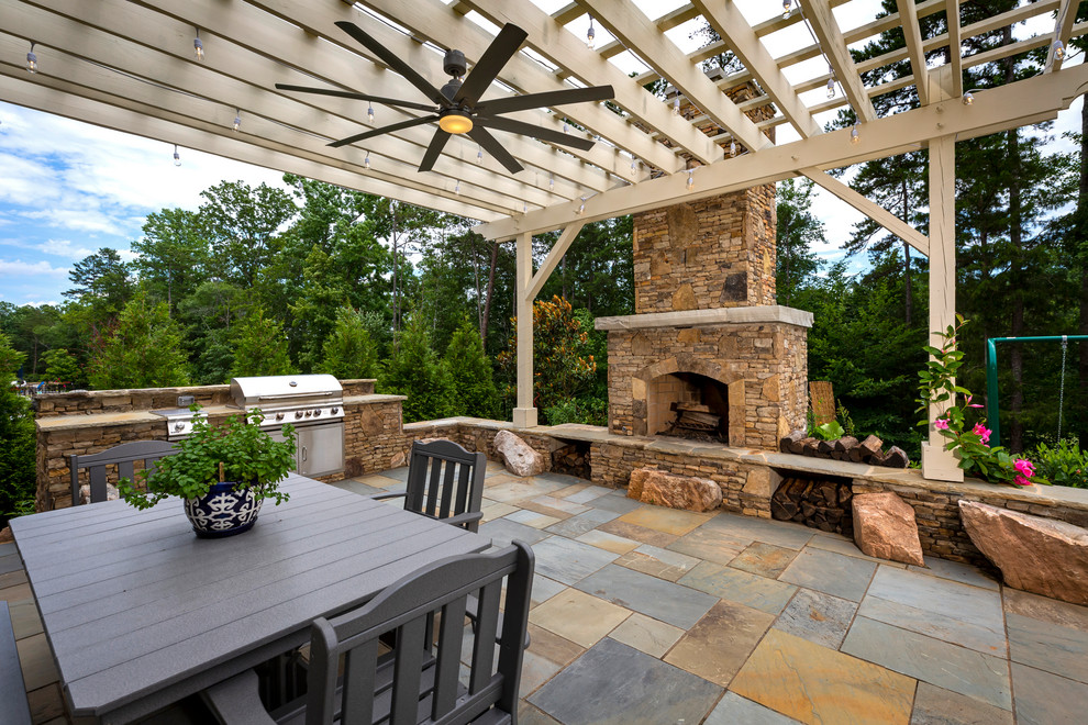 Backyard Makeover - Traditional - Patio - Charlotte - by The Stone Man ...