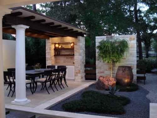 Example of a trendy patio design in Charlotte