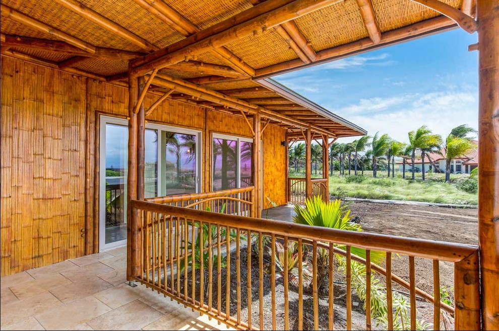 Bamboo Railings Tropical Patio Hawaii by Bamboo Living Homes