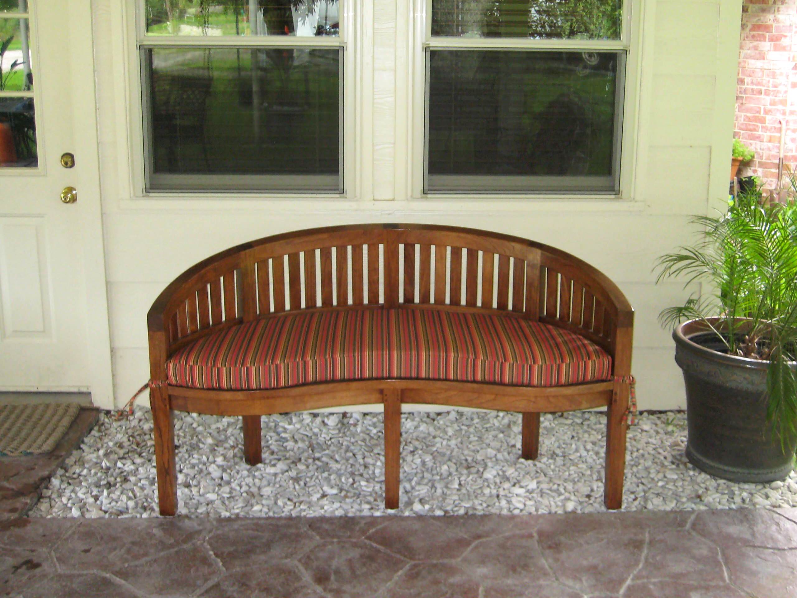 banana bench seat cushion