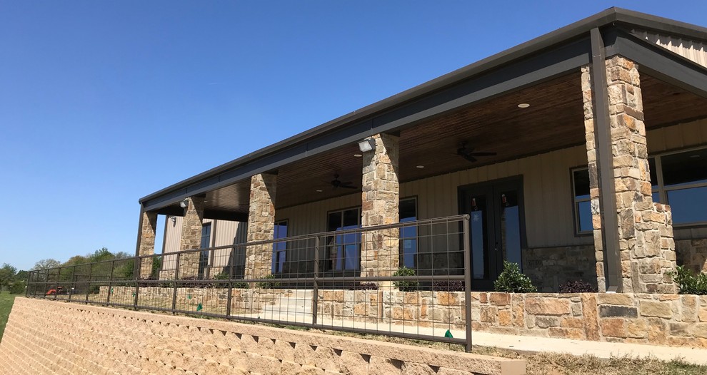 Barndominium - Farmhouse - Patio - Dallas - by Jayson Chandler Homes ...