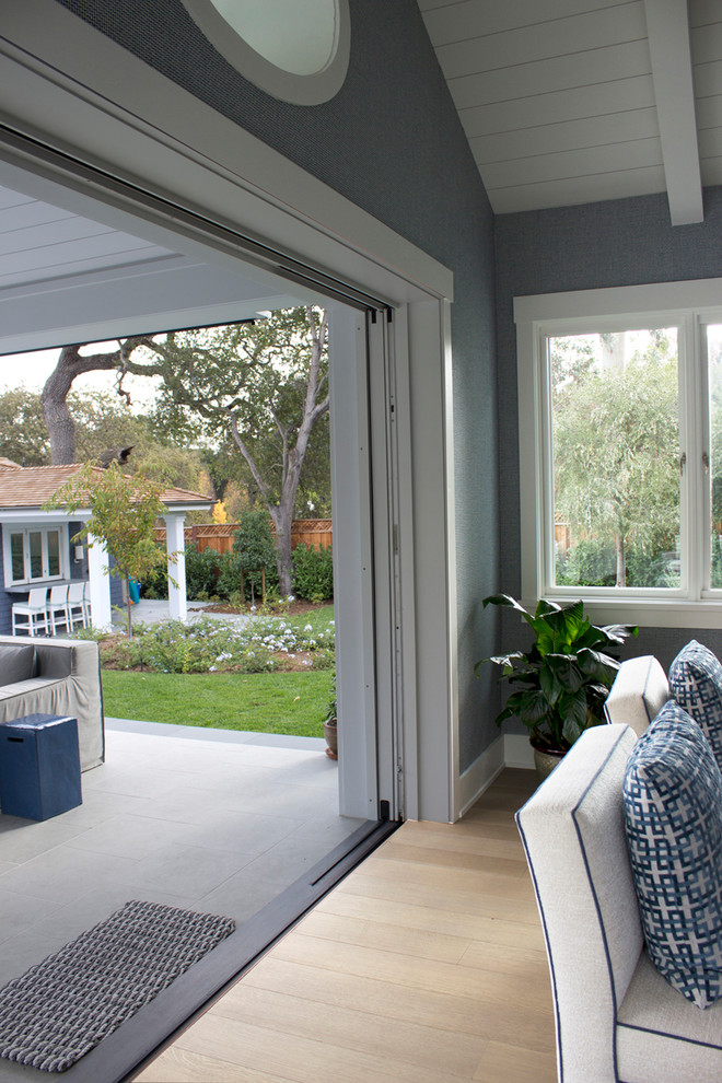 Beach Style Home & Pool House Doors Beach Style Patio Los Angeles