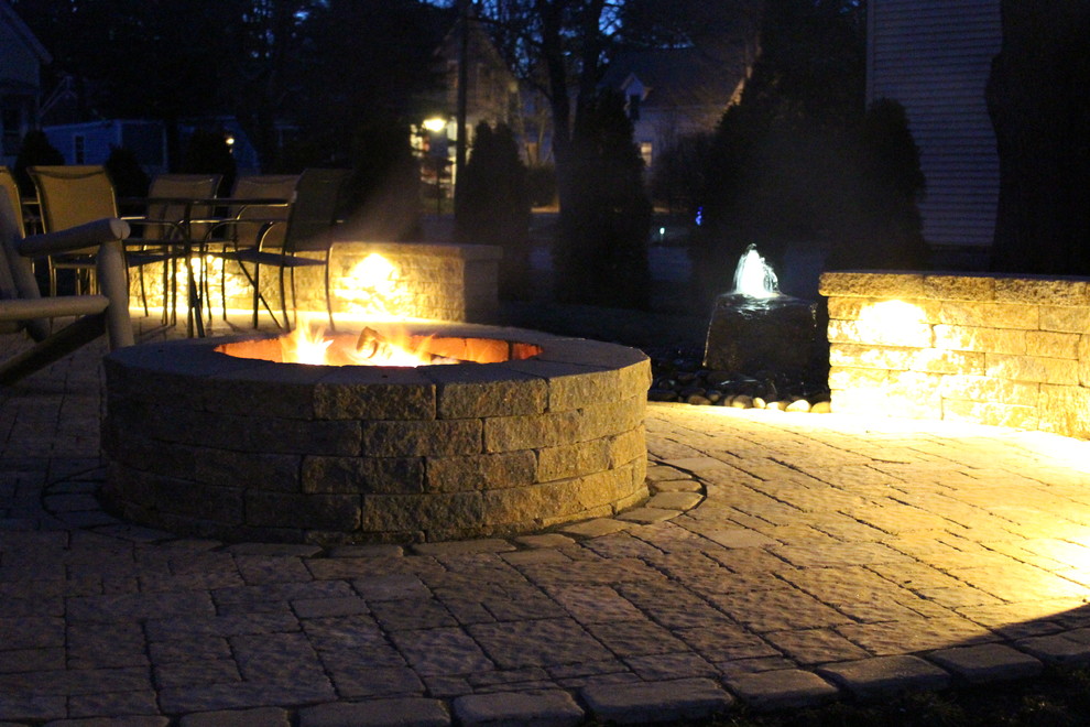 Beach Town Summer House Patio Contemporary Patio Boston by Mass Hardscapes Houzz