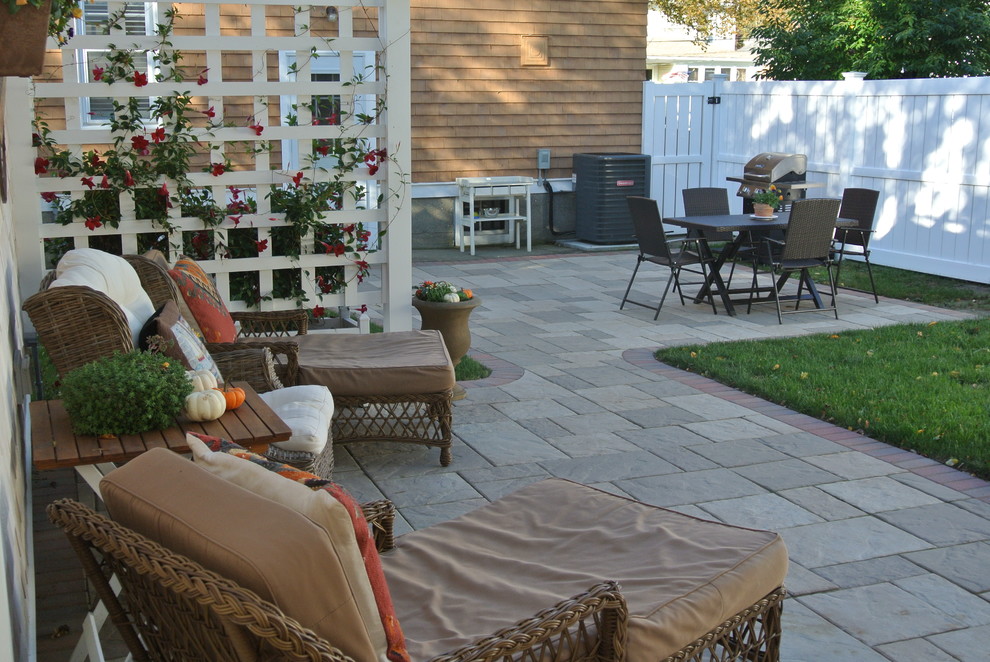 Beacon Hill Flagstone Patio Mediterranean Patio Providence by