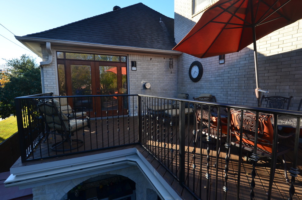 Bellaire Park Court Outdoor Kitchen Living Addition Rustic Patio