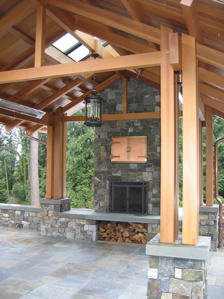 Bellevue residence outdoor pavilion Traditional Patio Seattle