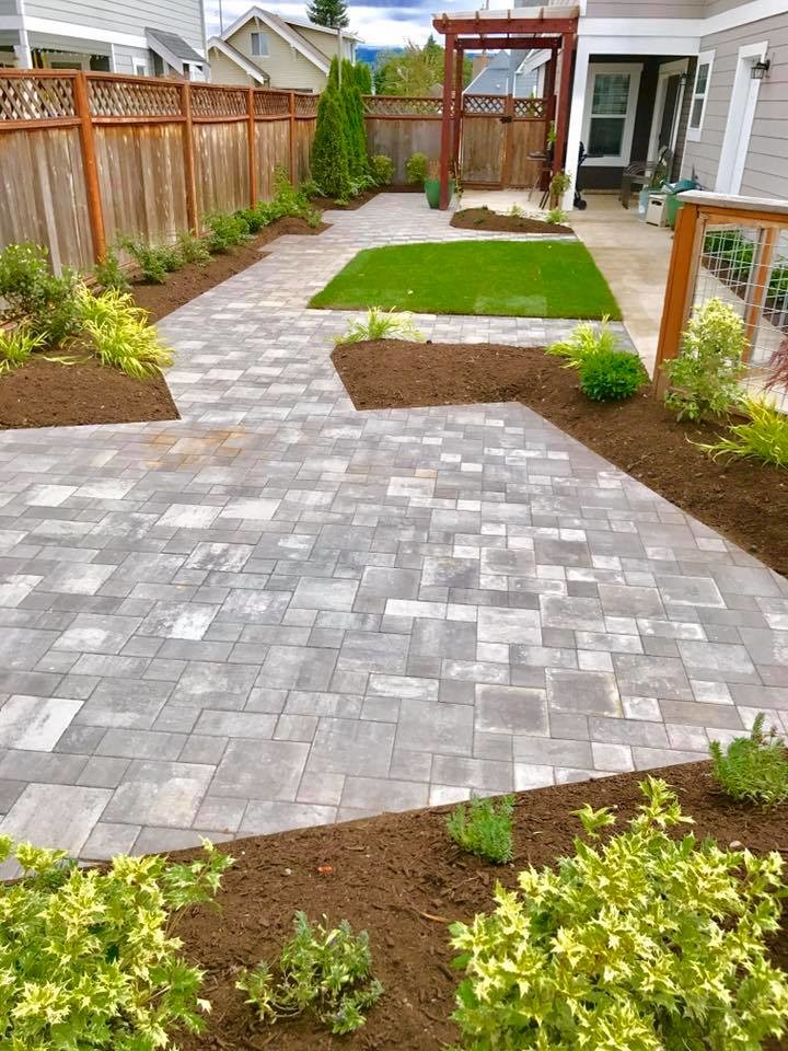 Bellingham 2 Farmhouse Patio Other by Sound Landscaping, Inc
