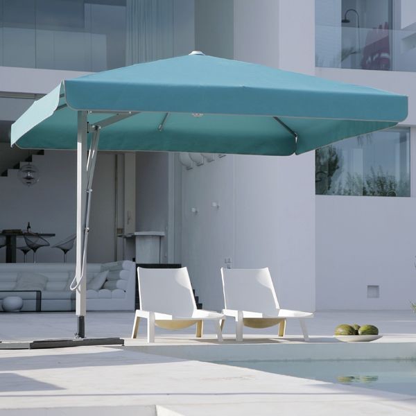 Belvedere Square Offset Outdoor Umbrella Modern Patio Chicago By Home Infatuation Houzz Uk