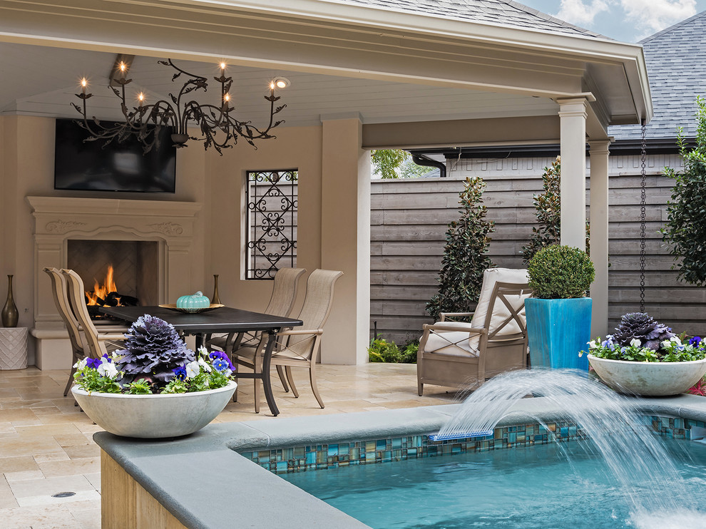 BENT TREE NORTH Traditional Patio Dallas by DDLA Design