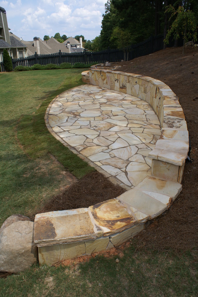 Bentwater Traditional Patio Atlanta by Niche Gardens