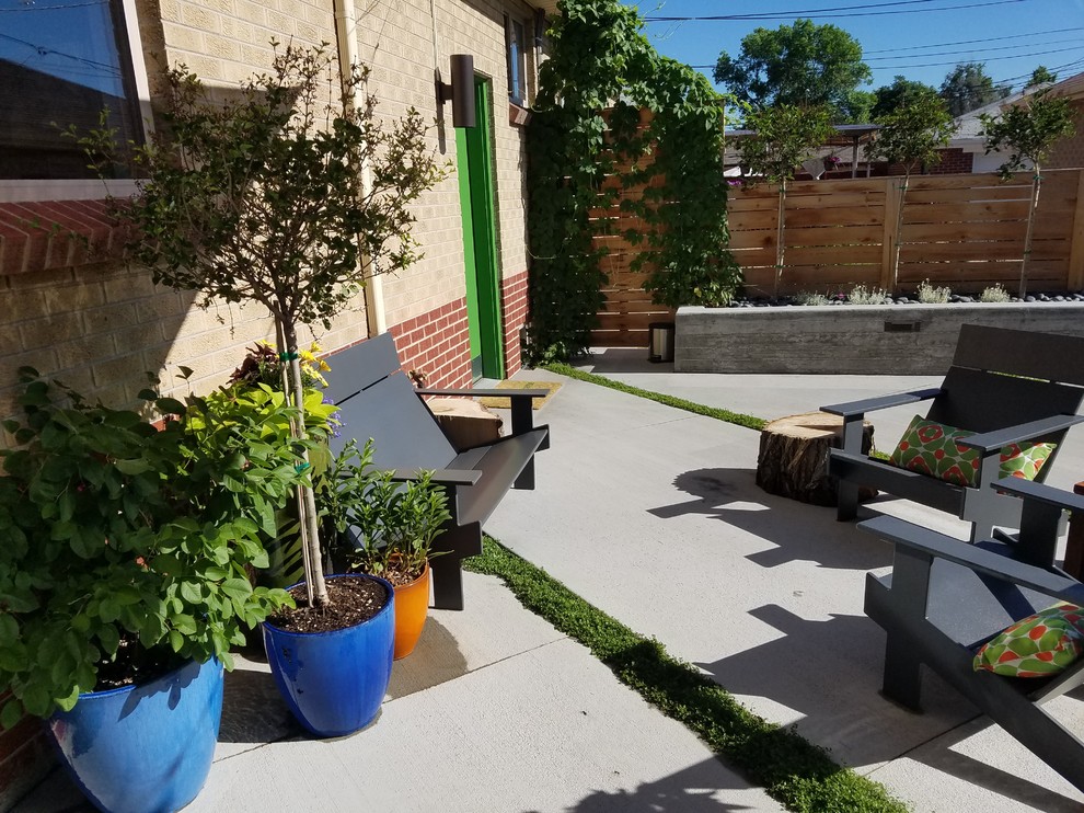 Berkeley Modern Patio Denver by Bloom Concrete & Landscape