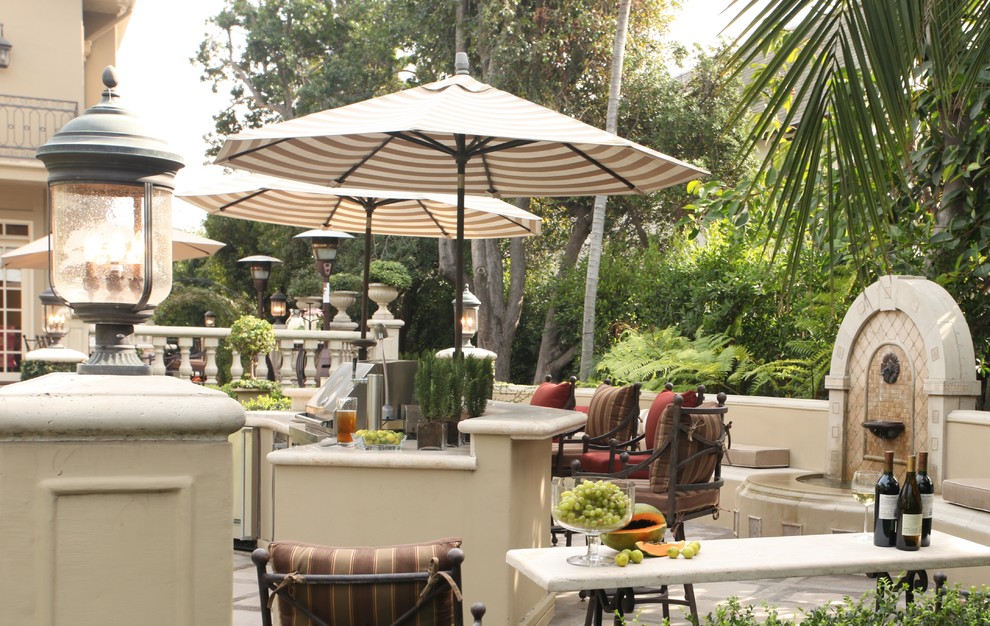 Beverly Hills Manor Exterior Mediterranean Patio Los Angeles by