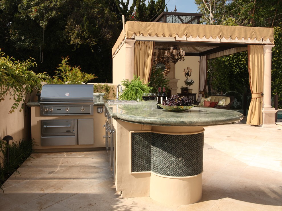 Beverly Hills Villa Traditional Patio Los Angeles by Arch