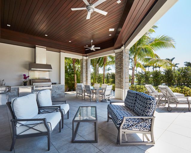 Boca Raton, FL Contemporary Patio Miami by Susan Lachance
