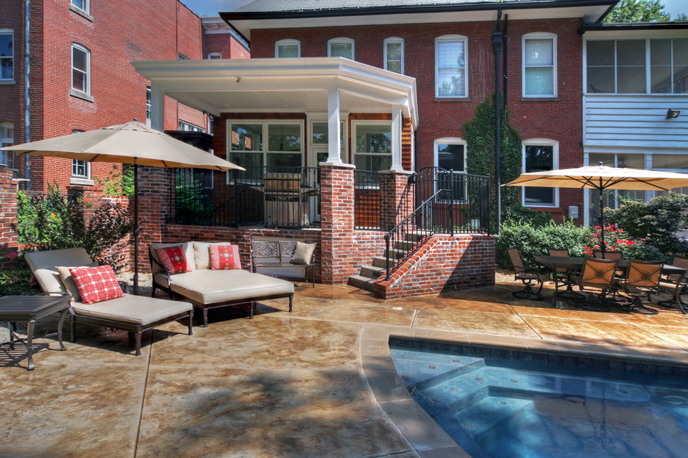 Breakfast Room Addition Traditional Patio St Louis by Adrienne