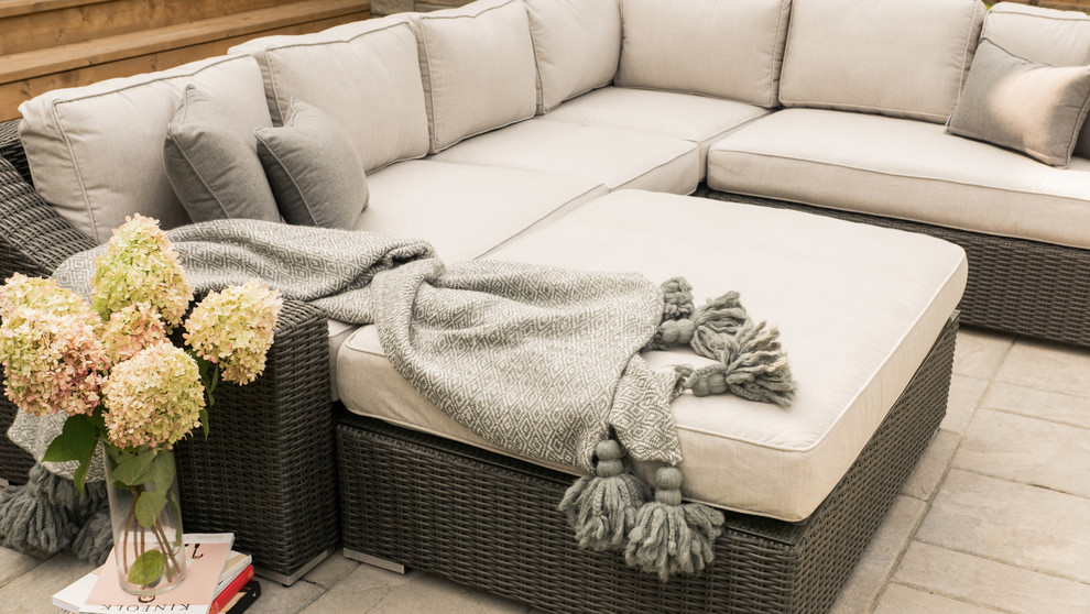 Bretton sectional set Brad's house Patio Toronto by Toja Inc