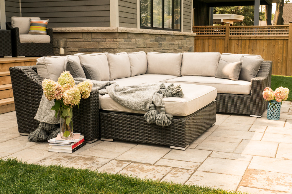 Bretton sectional set Brad's house Patio Toronto by Toja Inc