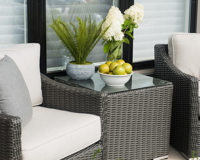 Bretton Slim chair Brad's house Terrasse et Patio Toronto par