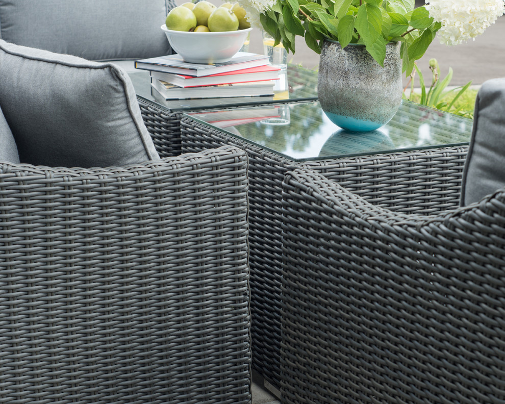 Bretton Slim love seat set Brad's house Patio Toronto by Toja