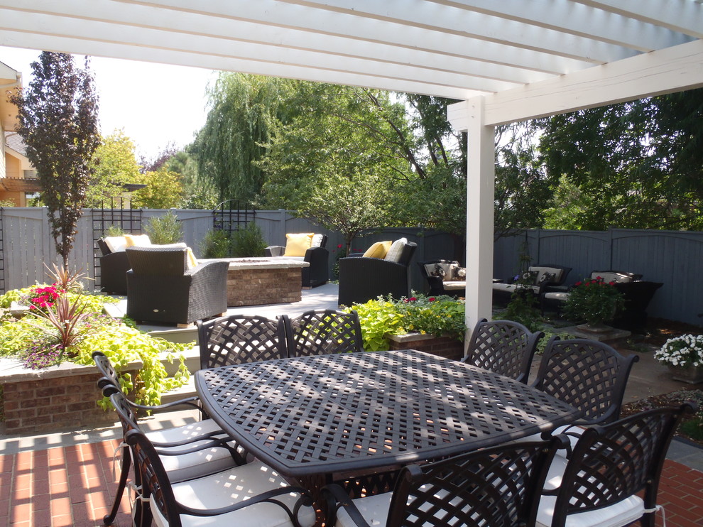 Brick Patio Pergola Fort Collins, CO Modern Patio Denver by