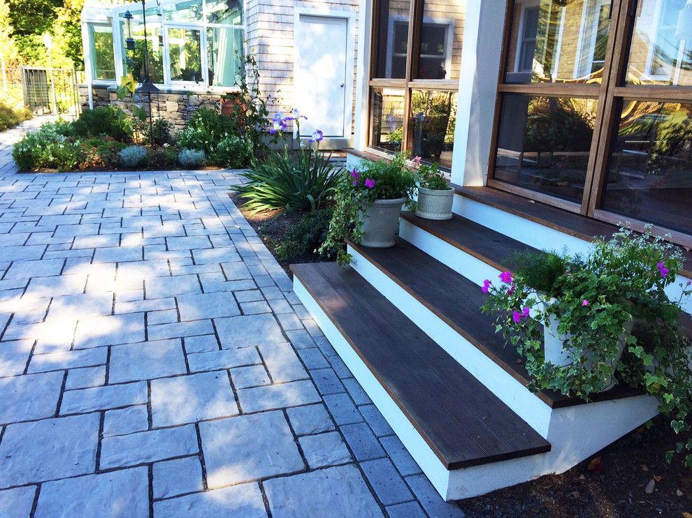 Bristol Historic HomeSteps to Patio Traditional Patio Providence