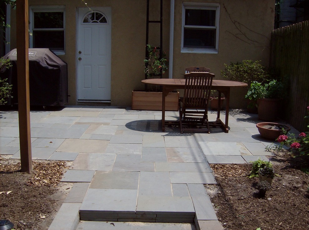 Brooklyn Brownstone Backyard Makeover Traditional Patio DC Metro