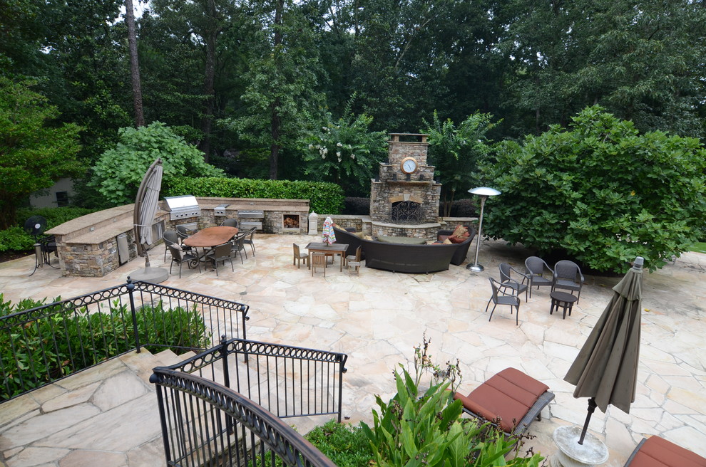 Buckhead Attic Addition Traditional Patio Atlanta by SawHorse
